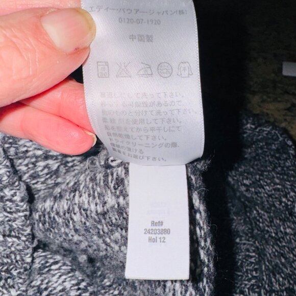 Eddie Bauer Heavy Knit Chunky Womens M Wool Cardigan Sweater Fisherman Preppy - Picture 9 of 11